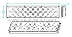 670~725W 20106lm LED Aquarium Light