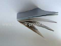 Unique design environment-friendly paper handmade die-cut cover softback book printing or binding