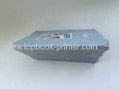 Unique design environment-friendly paper handmade die-cut cover softback book printing or binding