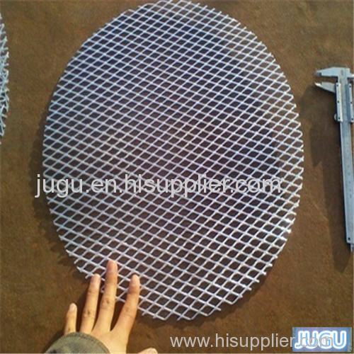 galvanized expandable sheet metal diamond mesh