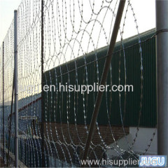 hot dipped galvanized concertina wire fence