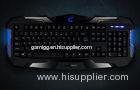Anti - ghosting Gaming mechanical keyboard blue backlit for desktop and computer