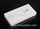 White Universal Portable 5000mAh power bank for smartphones and tablets