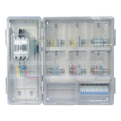 KXTMB-M101 single pahse high performance transparent electric meter box-card type up-down structure