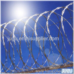 hot dipped galvanized concertina wire fence