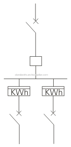 KXTMB-201/202/203 single pahse two meters high performance transparent electric meter box up-down structure