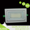 21W 30W 40W 50W 60W rectangular led downlight SAA CE UL tuv LED Rectangular Shop Lighter driver listed with 3-5 year gu