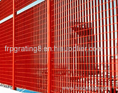 Fiberglass reinforced plastic gratings Fence