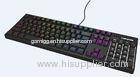 7 color Led Backlight Keyboard / ergonomic illuminated keyboard for gaming