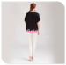 Apparel & Fashion Shirts & Blouses Fake V neck twinset blouse bamboo short sleeves T shirt
