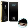 Black emergency travel with us power bank power supply for mobile phone