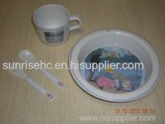 melamine kids dinner set