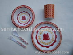 melamine baby dinnerware set