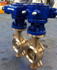 Valve manufacturer high performance metal seat wafer butterfly valve