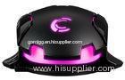 Right & left hand control adjustable gaming mouse with red green blue purple led light