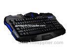 Customized Ergonomic Membrane Gaming Keyboard , gaming pc keyboards With CE FCC ROHS