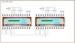 200mm Red Green horizontal traffic light system for Public Parking Lots