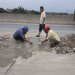 Instant concrete bridge deck pothole repair solution