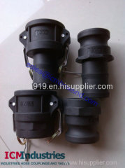 PP camlock coupling or Nylon camlock coupling