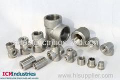 Forged 3000lb stainless steel screw /socket weld pipe fitting