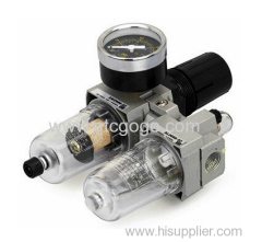 Pneumatic air filter regulator lubricator SMC type FRL Combination with copper filter cartridge