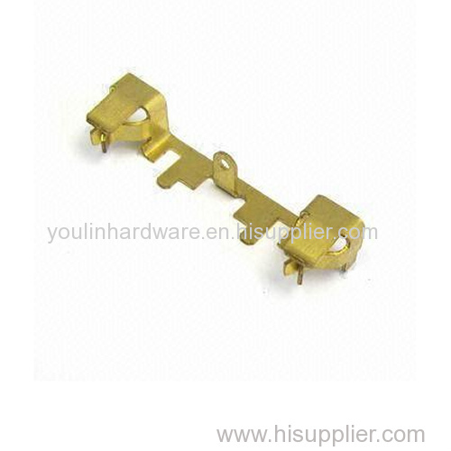 China OEM customized stamping parts with yellow zinc plated