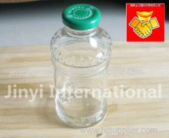 Clear Beverage Glass Bottles