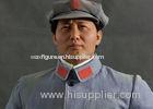 Modern Art Figure Political Celebrities Wax Figures Of Chairman Mao Sculpture Display