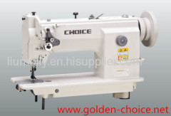 compound feed flatbed lockstitch sewing machine