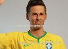 Realistic Celebrity Wax Statues / Custom Wax Figure Of Neymar Da Silva
