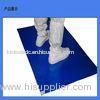 30 Layer PE Clean Room Sticky Mat 4.5C Blue / White For Removing Dirt From Office