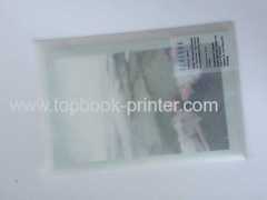 PVC envelope 250gsm ivory board cover softcover book printing or binding
