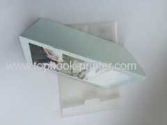 PVC envelope 250gsm ivory board cover softcover book printing or binding