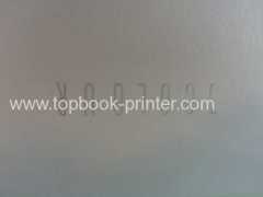 PVC envelope 250gsm ivory board cover softcover book printing or binding