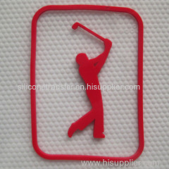 Customized 3D silicone label for Garment/Apparel