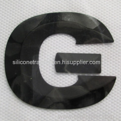 50 times washing performance 3d silicone transfer label for Clothing