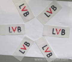 Shrink-proof 3D silicone heat press label for Clothing