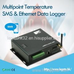 Multipoint Temperature GSM Ethernet Logger