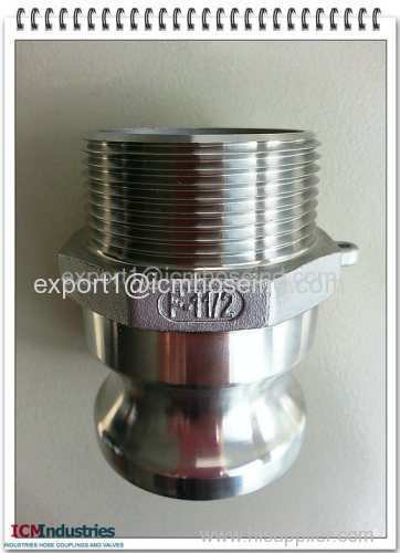 competitive price and top quality stainless steel camlock coupling part F