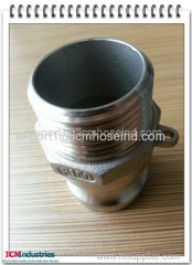 competitive price and top quality stainless steel camlock coupling part F