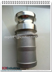 stainless steel camlock hose shank coupling type E