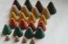 Deburring plastic Polishing abrasives with low wear rate in cone shape