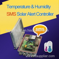 Temperature & Humidity SMS Solar Alert Controller