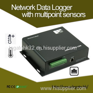 Network Data Logger with multipoint sensors