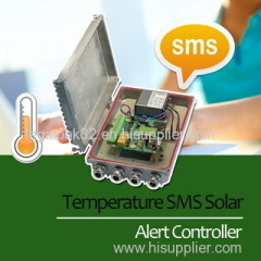 Temperature SMS Solar Alert Controller