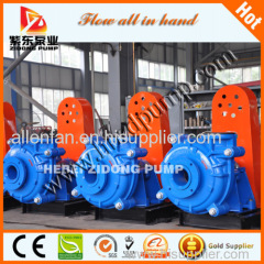 Chrome alloy or rubber liner centrifugal slurry pump