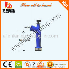 submersible vertical axial flow pump for fish farming