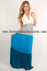 2015 new design wholesale plus size maxi casual bohemian dress