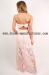 2015 new design Bohemian maxi lace Dress pink graceful woman dress