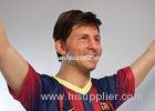 Customization Silicone Messi Wax Figure / Celebrity Waxworks